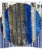 Rideaux chenille 56 x 185 Gris Bleu Blanc